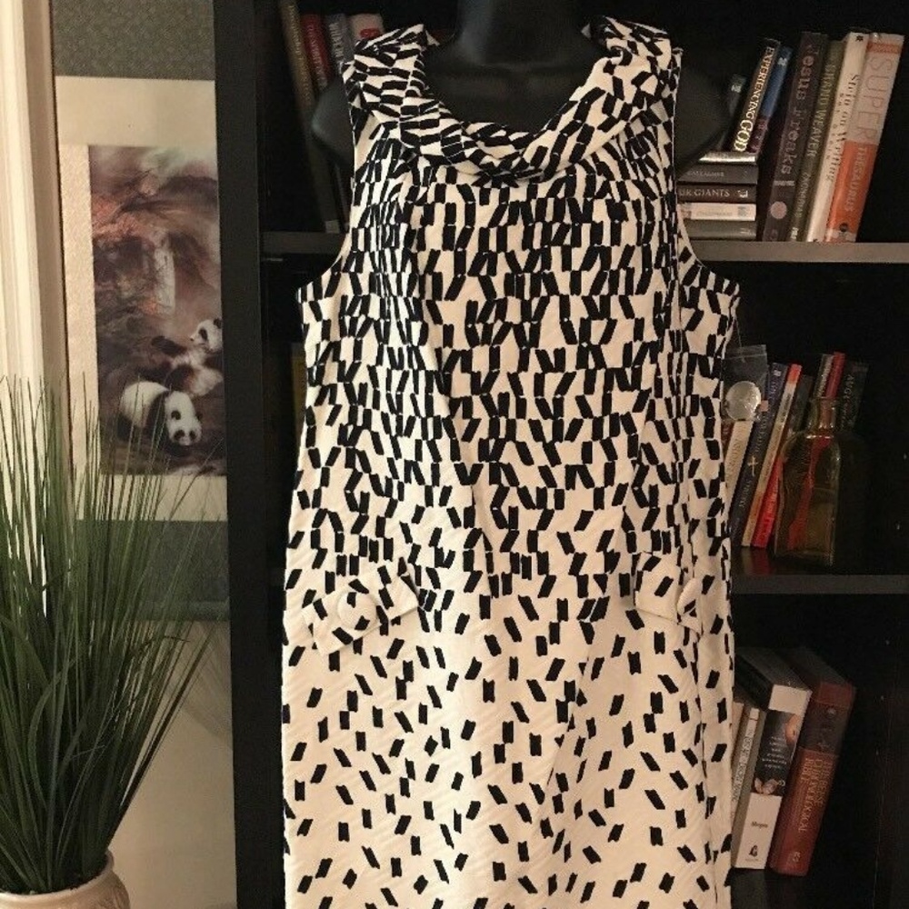 Just Taylor Women’s Ink White Dress Size 12 NEW